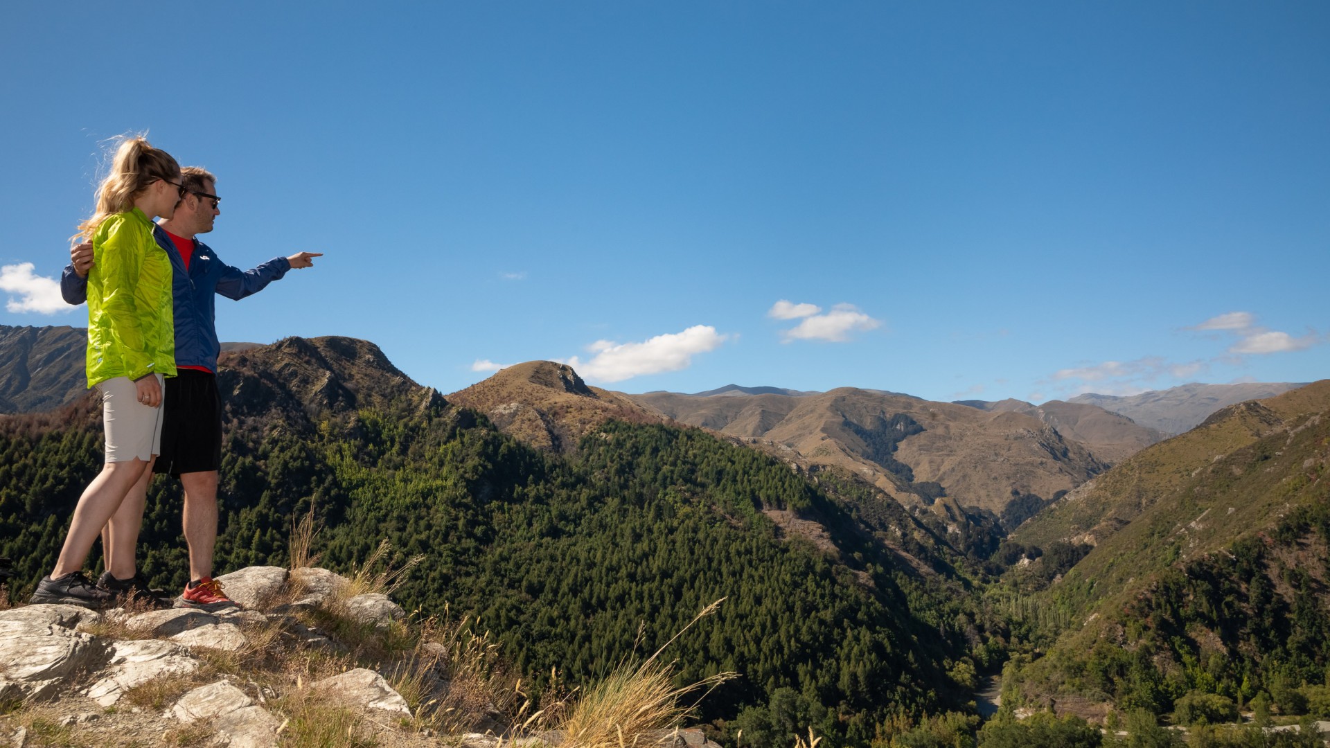 Arrow River Valley view from Feehly Hill, Arrowtown