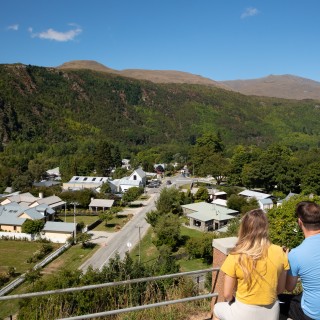 Historic Arrowtown from Soldiers Hill