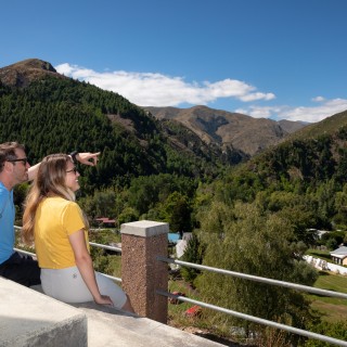 Arrowtown view towards the Arrow Valley from Soldiers Hill