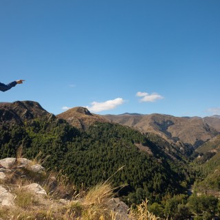 Arrow River Valley view from Feehly Hill, Arrowtown