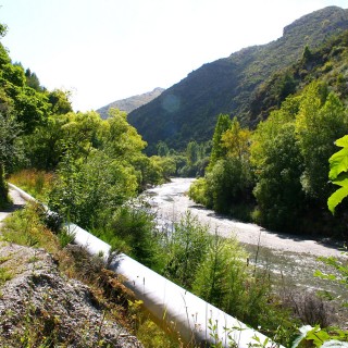 Views to the river below on the Arrow River Track